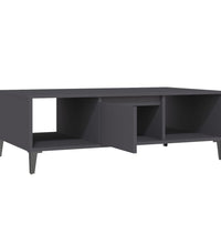Couchtisch Grau 103,5x60x35 cm Holzwerkstoff