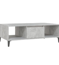 Couchtisch Betongrau 103,5x60x35 cm Holzwerkstoff
