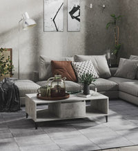 Couchtisch Betongrau 103,5x60x35 cm Holzwerkstoff