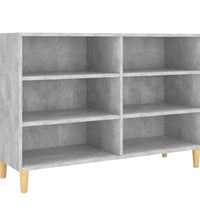 Sideboard Betongrau 103,5x35x70 cm Holzwerkstoff