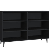 Sideboard Schwarz 103,5x35x70 cm Holzwerkstoff