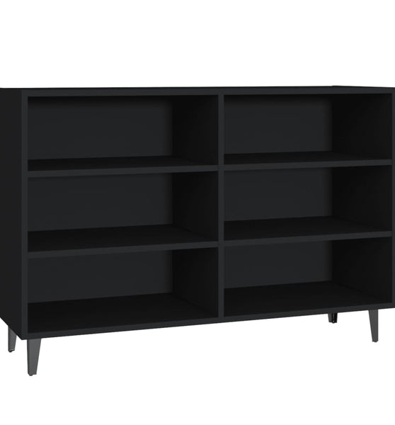 Sideboard Schwarz 103,5x35x70 cm Holzwerkstoff