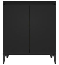 Sideboard Schwarz 60x35x70 cm Holzwerkstoff