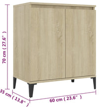 Sideboard Sonoma-Eiche 60x35x70 cm Holzwerkstoff