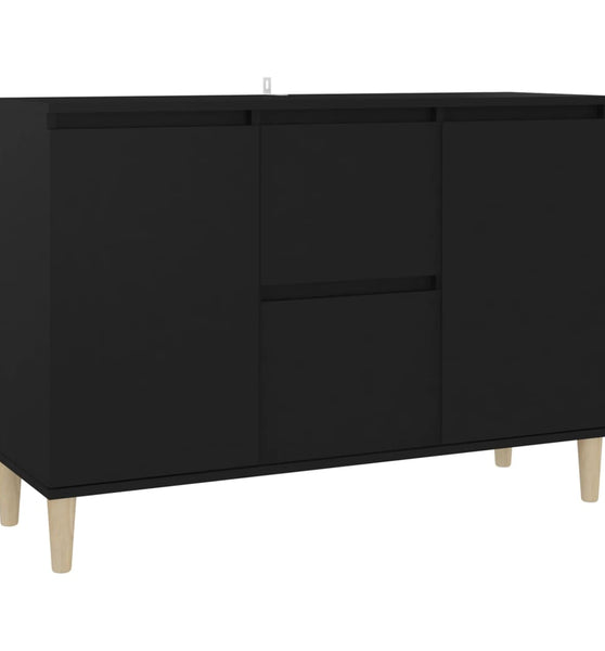 Sideboard Schwarz 103,5x35x70 cm Holzwerkstoff