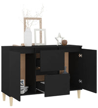 Sideboard Schwarz 103,5x35x70 cm Holzwerkstoff