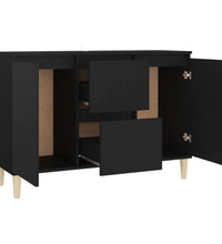 Sideboard Schwarz 103,5x35x70 cm Holzwerkstoff