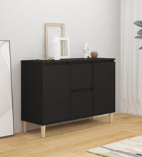 Sideboard Schwarz 103,5x35x70 cm Holzwerkstoff