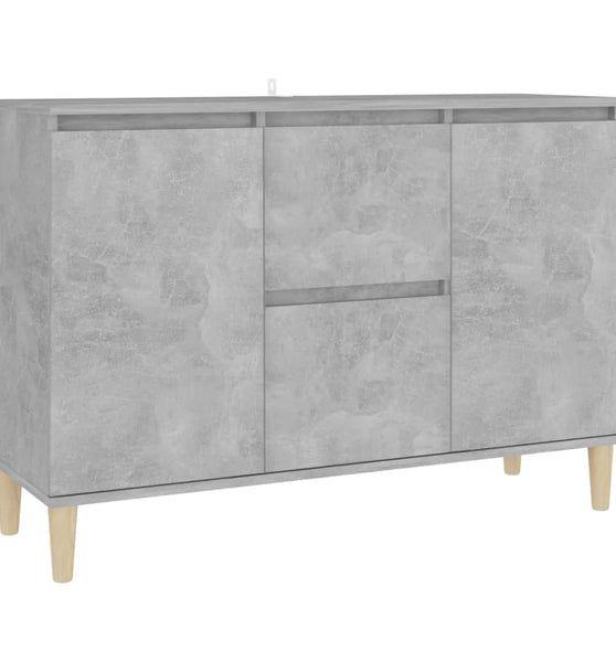 Sideboard Betongrau 103,5x35x70 cm Holzwerkstoff