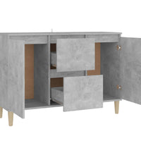 Sideboard Betongrau 103,5x35x70 cm Holzwerkstoff