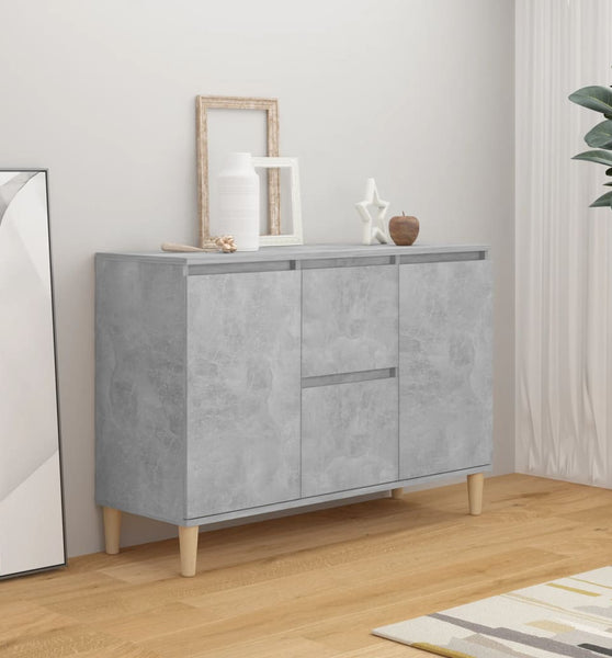 Sideboard Betongrau 103,5x35x70 cm Holzwerkstoff