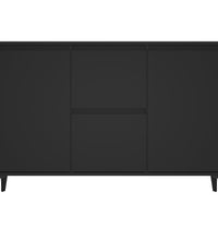 Sideboard Schwarz 104x35x70 cm Holzwerkstoff