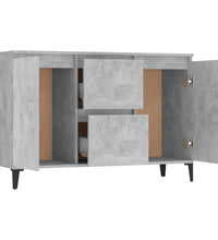 Sideboard Betongrau 104x35x70 cm Holzwerkstoff