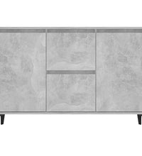 Sideboard Betongrau 104x35x70 cm Holzwerkstoff