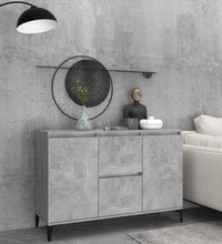 Sideboard Betongrau 104x35x70 cm Holzwerkstoff