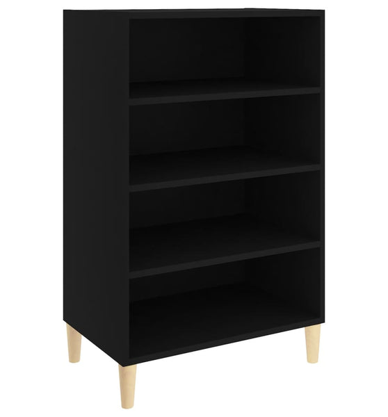 Sideboard Schwarz 57x35x90 cm Holzwerkstoff