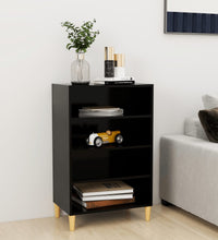 Sideboard Schwarz 57x35x90 cm Holzwerkstoff