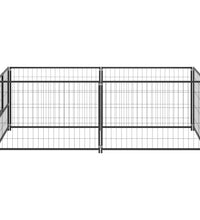 Hundezwinger Schwarz 200x100x70 cm Stahl