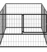Hundezwinger Schwarz 200x100x70 cm Stahl