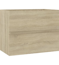 Badmöbel-Set Sonoma-Eiche Holzwerkstoff