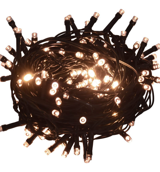 LED-Lichterkette mit 150 LEDs Warmweiß 15 m PVC