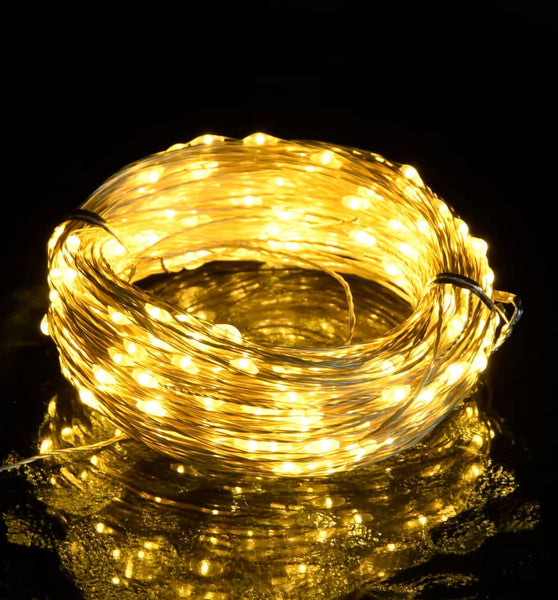 LED-Lichterkette mit 150 LEDs Warmweiß 15 m