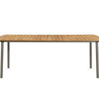 7-tlg. Garten-Essgruppe Poly Rattan Schwarz