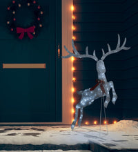 LED-Rentier Fliegend Weihnachtsdeko 120 LEDs Weiß Kaltweiß