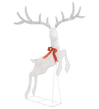 LED-Rentier Fliegend Weihnachtsdeko 120 LEDs Weiß Kaltweiß