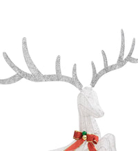 LED-Rentier Fliegend Weihnachtsdeko 120 LEDs Weiß Kaltweiß