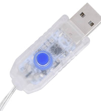 LED-Rentier Fliegend Weihnachtsdeko 120 LEDs Weiß Kaltweiß