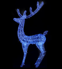 LED-Rentier XXL Acryl Weihnachtsdeko 250 LED 180 cm Blau