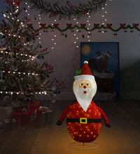 Weihnachtsdeko Weihnachtsmann LED Luxus-Stoff 90 cm