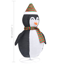 Weihnachtsdekoration Pinguin-Figur LED Luxus-Gewebe 60 cm