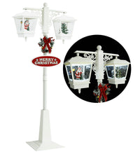 Weihnachts-Straßenlampe mit Weihnachtsmann 81x40x188 cm PVC