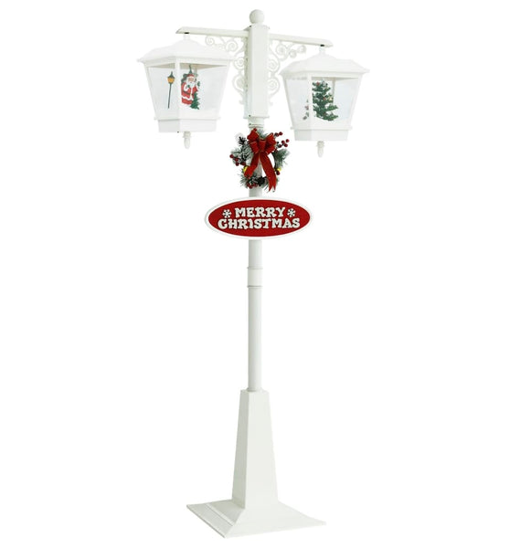 Weihnachts-Straßenlampe mit Weihnachtsmann 81x40x188 cm PVC