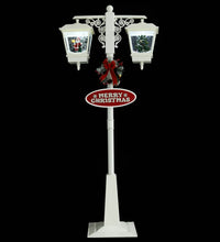 Weihnachts-Straßenlampe mit Weihnachtsmann 81x40x188 cm PVC