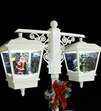 Weihnachts-Straßenlampe mit Weihnachtsmann 81x40x188 cm PVC