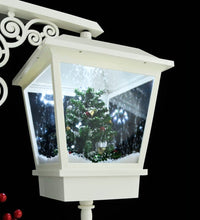 Weihnachts-Straßenlampe mit Weihnachtsmann 81x40x188 cm PVC