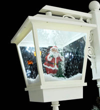 Weihnachts-Straßenlampe mit Weihnachtsmann 81x40x188 cm PVC