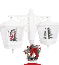 Weihnachts-Straßenlampe mit Weihnachtsmann 81x40x188 cm PVC