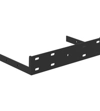 Schweberegale 2 Stk. Eichen-Optik und Weiß 23x23,5x3,8 cm MDF