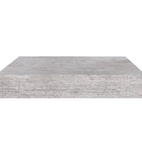 Schweberegale 2 Stk. Betongrau 23x23,5x3,8 cm MDF