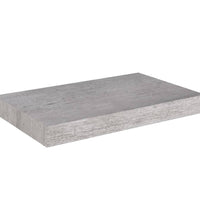 Schweberegale 2 Stk. Betongrau 40x23x3,8 cm MDF