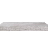 Schweberegale 4 Stk. Betongrau 40x23x3,8 cm MDF