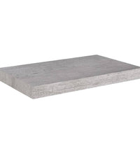 Schweberegale 2 Stk. Betongrau 50x23x3,8 cm MDF