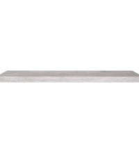 Schweberegale 2 Stk. Betongrau 90x23,5x3,8 cm MDF