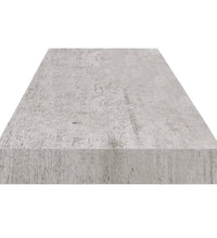 Schweberegale 2 Stk. Betongrau 90x23,5x3,8 cm MDF