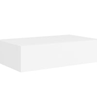 Wandregale mit Schubladen 2 Stk. Weiß 40x23,5x10 cm MDF