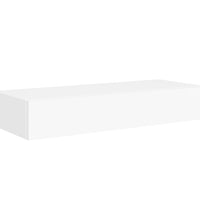Wandregal mit Schublade Weiß 60x23,5x10 cm MDF